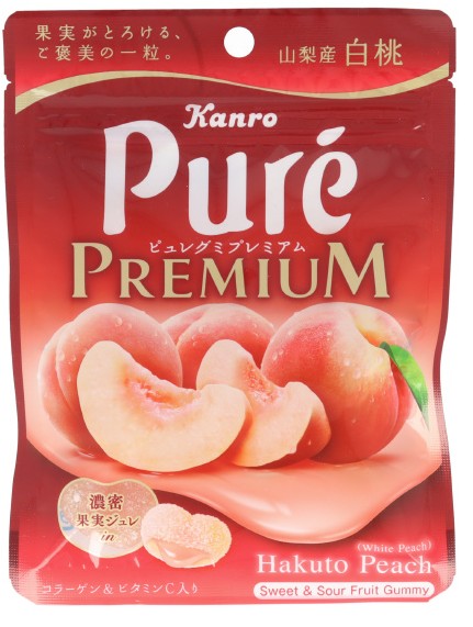 ピュレグミプレミアム山梨産白桃